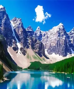 Sierra Nevada Mountains Lake Tahoe Diamond Painting