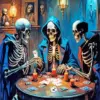 Skeleton Playing Poker Diamond Painting