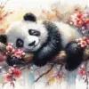 Sleeping Panda Diamond Painting