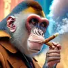 Smoke Monkey Diamond Painting