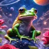 Space Frog Diamond Painting