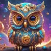 Steampunk Owl Diamond Painting