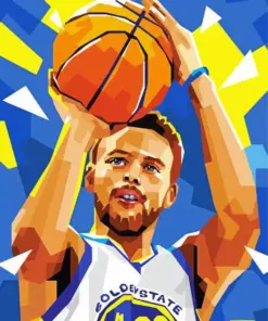 Steph Curry Pop Art Diamond Painting