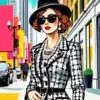 Stylish Chanel Lady Diamond Painting