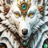 White Wolf Diamond Painting