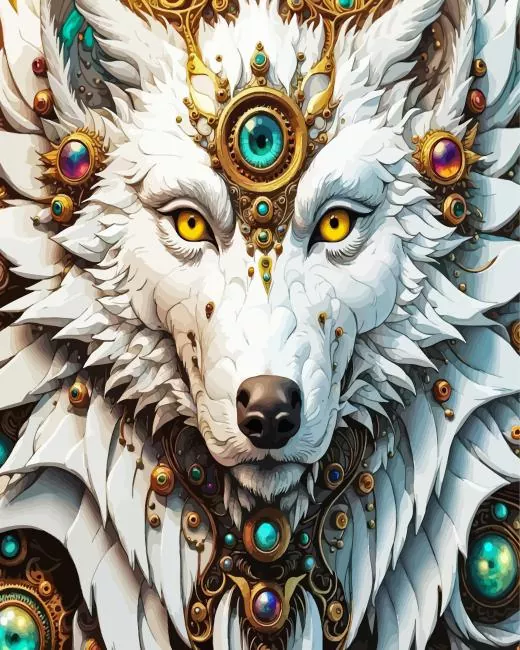 white wolf Diamond Paintings White Wolf Diamond Painting