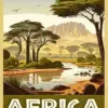 Africa Poster Diamond Painting
