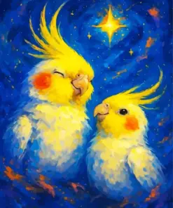 Birds In Love Diamond Painting