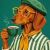 Classy Dog Diamond Painting