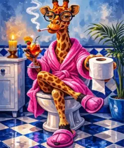 Classy Giraffe Diamond Painting
