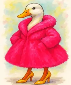 Classy Duck Diamond Painting