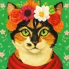 Frida Cato Diamond Painting
