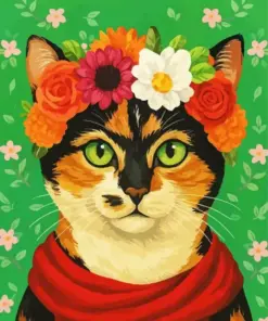 Frida Cato Diamond Painting