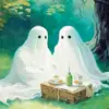 Ghosts Picnic Diamond Painting