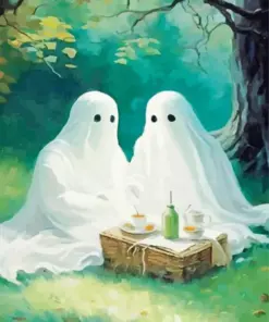 Ghosts Picnic Diamond Painting