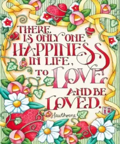 Happiness In Life Fine Diamond Painting