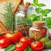 Kitchen Spices Diamond Painting