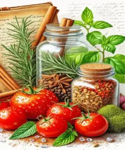Kitchen Spices Diamond Painting