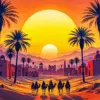 Morocco Sunset Diamond Painting