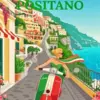 Positano Poster Diamond Painting