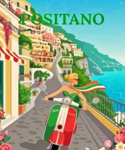 Positano Poster Diamond Painting