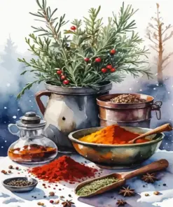 Spices Art Diamond Painting