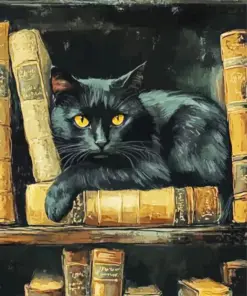 Black Cat Diamond Painting