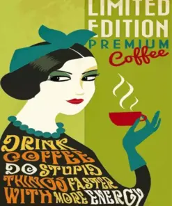 Premium Coffee Diamond Painting