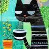 Whimsical Cat Diamond Painting